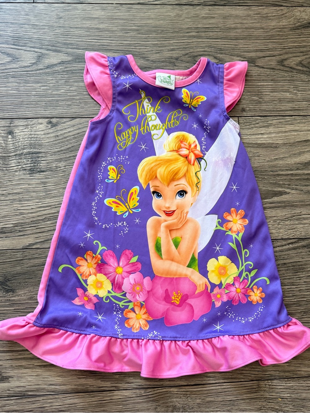 Y2K tinkerbell nightgown